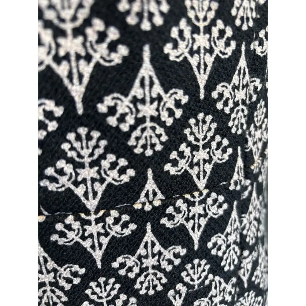 BODEN Talia Textured Dress 8 Long Career Office Classic Empire Waist Black - Picture 5 of 8
